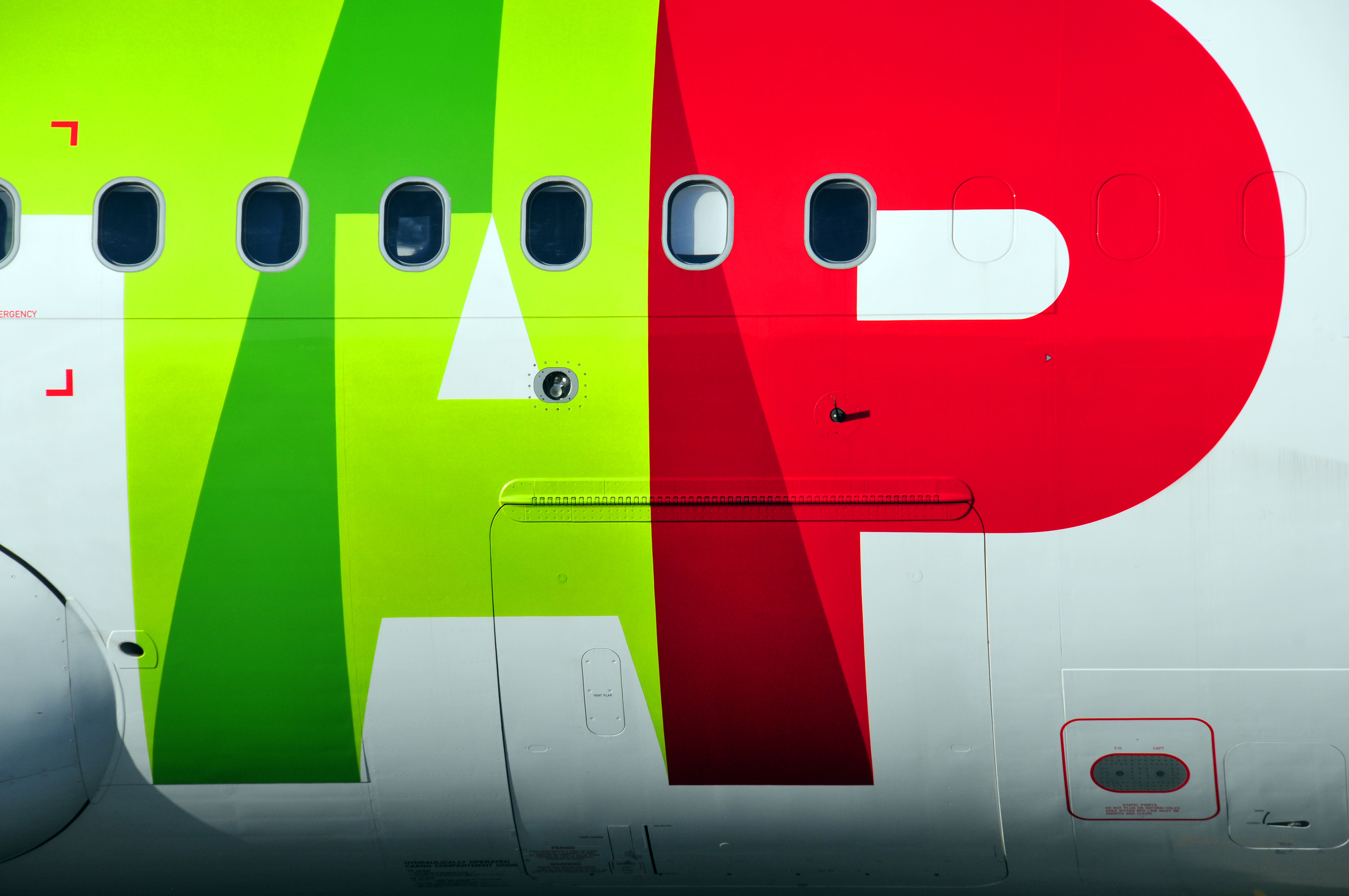 TAP Portugal aircraft at Lisbon Airport